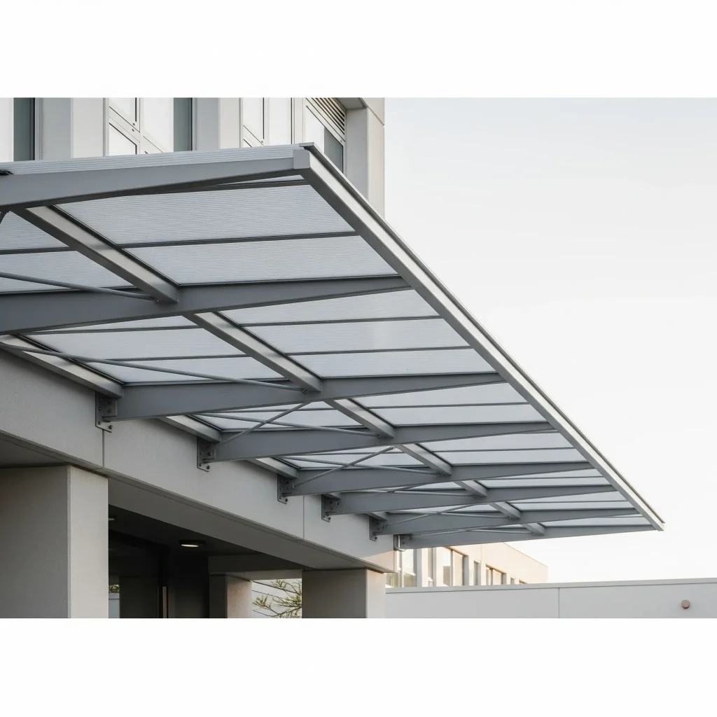 kanopi baja ringan tanpa tiang depan