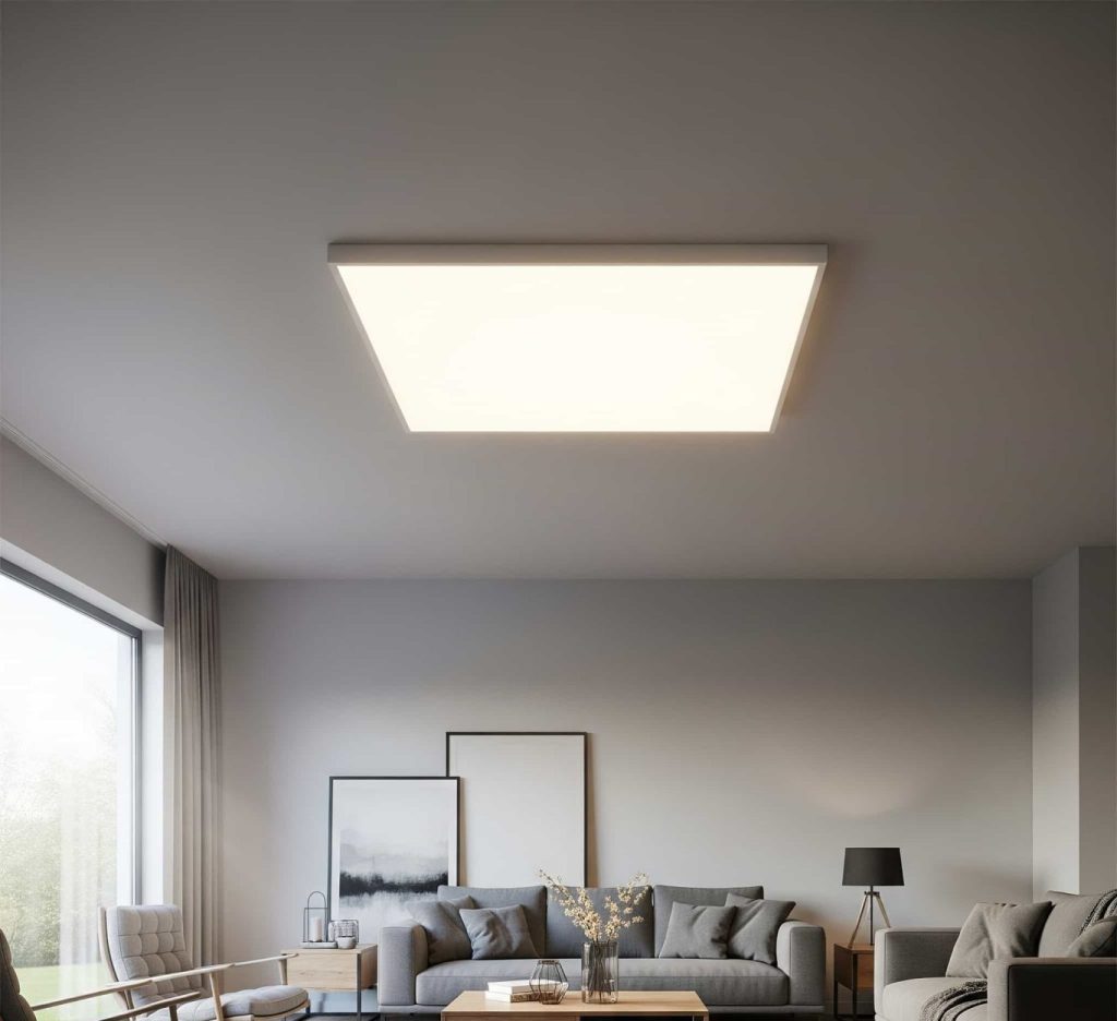 rumah mewah dengan plafon led