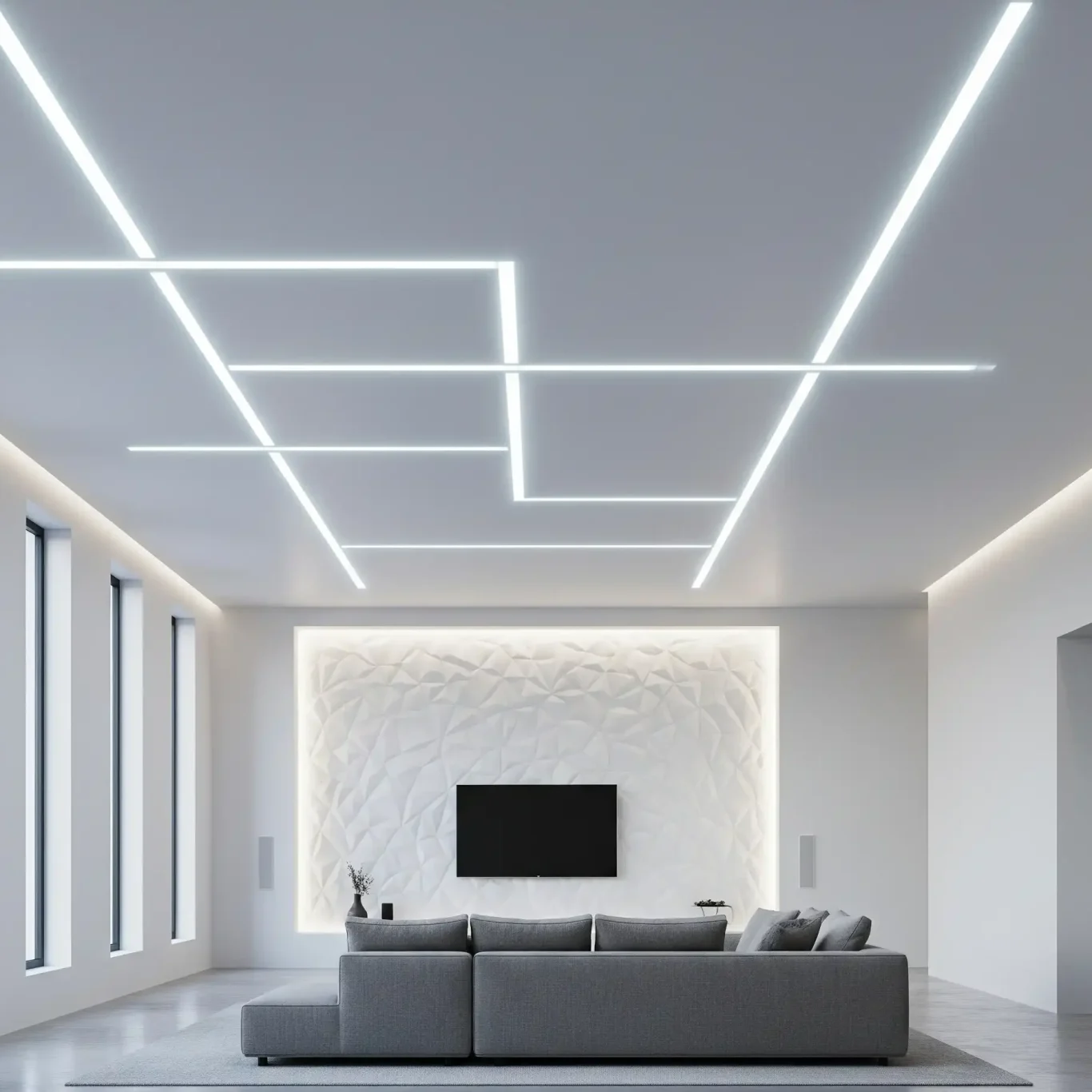 plafon LED  hemat energy menjadi rumah elegan